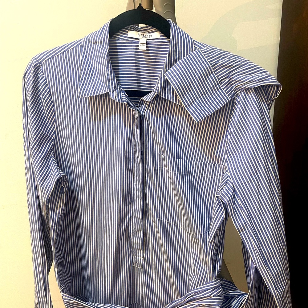 Summer dress, blue, 100% cotton